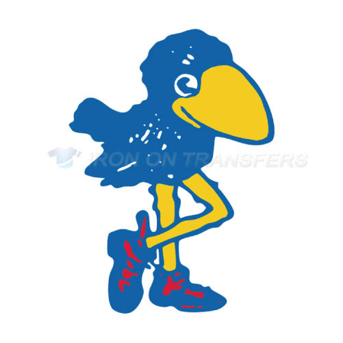 Kansas Jayhawks Logo T-shirts Iron On Transfers N4708 - Click Image to Close